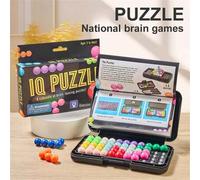 Shein Juego de laberinto de bolas de sabiduría piramidal de 200 niveles para niños, rompecabezas cerebral piramidal 2D 3D estereoscópico, regalo para niños
