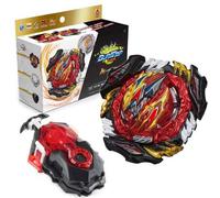 Shein Juego de lanzador de trompo Xmas Burst BU Bey B-197 Divine Belial Starter Battle Top, color del lanzador aleatorio, regalo de juguete de giroscopio