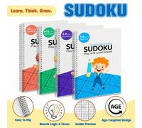 Shein Juego de libros de puzles de Sudoku de todos los niveles - Desde principiante hasta experto