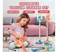 Shein Juego de Limpieza de Juguete para Niños - Aspiradora Eléctrica Multifuncional Divertida y Realista, Simula Interacción Familiar en Interiores y Exteri