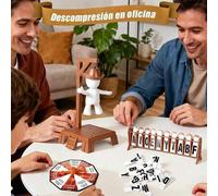 Shein Juego de mesa Ahorcado con tablero magnético, juego de adivinanza de palabras misterioso que brilla en la oscuridad, adivina la palabra antes de que H