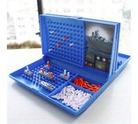 Shein Juego de mesa clásico de combate naval Battleship para 2-4 jugadores, para interior y exterior, para familia y amigos, interactivo, de plástico durade
