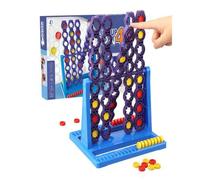 Shein Juego de mesa de cristal 3D - Juego de Tres en Raya, Conecta 4 Luna y Othello, Juego de estrategia 3 en 1 para 2 jugadores, juguete rompecabezas para