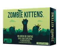 Shein Juego de Mesa Exploding Kittens - Exploding Kittens | Zombie Kittens | Juego de Cartas para los Amantes de los Gatos | A Partir de 7 Años | De 2 a 5 J