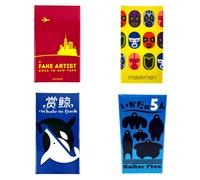 Shein Juego de mesa: FAKE ARTIST + MASKMEN + Whale To Look + Rafter Five: Perfecto para 2-6 jugadores, noches familiares, viajes, eventos de equipo y regalo