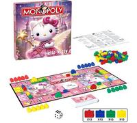 Shein Juego de mesa Monopoly de Sanrio Hello Kitty, juego de mesa clásico, juego de mesa popular de Monopoly para niños y adultos. Juegos interactivos para