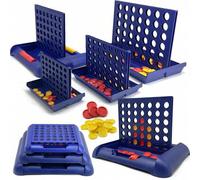 Shein Juego de mesa plegable "Conecta 4" - Juego clásico de fiesta, bingo, ajedrez y juego familiar como regalo navideño