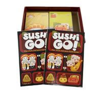 Shein Juego de mesa Sushi Go para reuniones familiares, juego de cartas divertido Sushi Go Party, baraja de juegos de cartas
