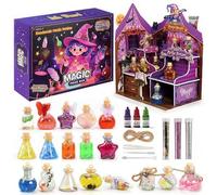 Shein Juego de mezcla de pociones mágicas para niños - Casa mágica, juego de manualidades creativas DIY para niños, brujería, hecho a mano, adecuado para ni