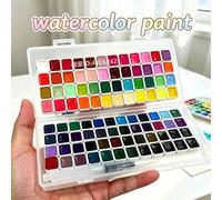 Shein Juego de Pintura Acuarela Clásica de 96 Colores Sólidos, Incluye: Lápices de Colores Hidrosolubles, Adecuado para Caligrafía, Pintura, Diseño, Arte de