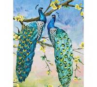 Shein Juego de punto de cruz 2025 Nuevo estilo con bordado completo a mano 11CT impreso 35x50cm Manualidades de bordado DIY para decoración/Regalo de Año Nu