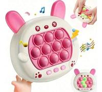 Shein Juguete antiestrés Quick Push Pop Game Fidget Toys Pro para niños y adultos, máquina de juego de rompecabezas rápido de mano, juguete de alivio de est