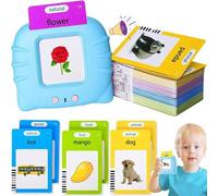 Shein Juguete de aprendizaje para niños pequeños - Tarjetas didácticas parlantes, aprendizaje de inglés, tarjetas didácticas orales, práctica de idiomas, ju