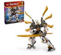 Shein Juguete de aventura del Mech Dragón Titán de Cole de NINJAGO para niños y niñas, juguetes de ninja, set de juego con 1 minifigura de ninja, Mech de NI