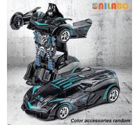 Shein Juguete de coche de carreras transformable - Coche deslizante por inercia - Transformación automática - ¡Gran regalo para niños! Juguetes para niños,