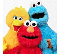 Shein Juguete de peluche de de 14 pulgadas, juguete de peluche de animal de peluche, muñecos adorables de Elmo/Cookie Monster/Big Bird, almohada suave, per