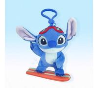 Shein Juguete de peluche de la serie Lilo y Stitch de Disney - Stitch Surfista - Lindo y peludo accesorio colgante decorativo para bolso