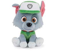 Shein Juguete de peluche oficial de GUND PAW Patrol ROCKY con uniforme de oficial, animal de peluche para edades a partir de 1 año, 6" (los estilos pueden v
