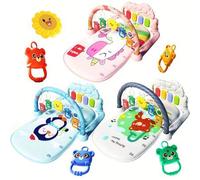 Shein Juguete de rack de fitness, alfombra de piano de pedal musical, deleita a tu bebé con este divertido y educativo juguete de rack de fitness, regalo de