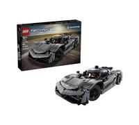 Shein Juguetes de bloques de construcción para niños de la serie Lego Technic 42173, Koenigsegg gris, supercoche de carreras
