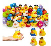 Shein Juguetes de pato de goma surtidos, juguetes flotantes para piscina y baño de verano para niños, aptos para fiesta en la piscina de niños y niñas, vari