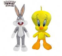 Shein Juguetes de peluche clásicos de Looney Tunes de 35 cm de Piolín y 42 cm de animales de peluche suaves y acogedores, regalo de Navidad para niños