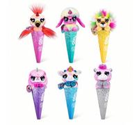 Shein Juguetes de peluche de la serie de fantasía Coco Cones Surprise con sorpresa coleccionable de bebé en el cono, juguete de animales para niñas y niños,