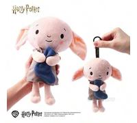 Shein Juguetes de peluche de la serie oficial de Harry Potter, muñecos de dibujos animados, llavero de peluche de Dobby, colgante de pastel de Harry Potter