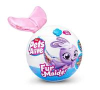 Shein Juguetes de peluche Pets Alive Furmaids, cápsula sorpresa ciega, juguete interactivo de peluche de sirena con luces y sonidos, regalo para niñas a par