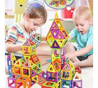 Shein Juguetes magnéticos para niños, bloques magnéticos de gran tamaño para niños, set de constructor diseñador, juguetes para niños, bloques de construcci