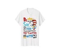 Shein Just Who Do You Think You Are Teacher T-Shirt, Loose, Women's Casual Round Neck T-Shirt