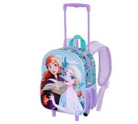 Shein KARACTERMANIA | Mochila Frozen 2 Infantil con Ruedas - Mochila Escolar Lila con Dibujo de y Ana - Trolley con Cremallera - Escolar - Mochila para el