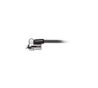 Shein Kensington K65020EU - Candado Microsaver 2.0 con Llave para Portátil con Cable Hecho de Acero y Carbono, Cabezal Resistente de 10 mm y Tecnología de B