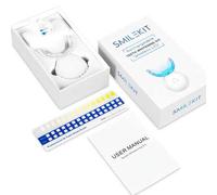 Shein Kit blanqueador dental Profesional con LED - 4 Geles Blanqueadores - Blanqueamiento dental Rápido y Eficaz, Elimina Manchas Profundas (Kit de Blanquea
