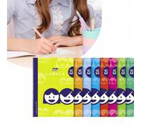 Shein KIT DE 5 CUADERNOS ESPIRAL A4: HOJAS CUADROVÃA LAMELA, CUBIERTA RIGIDA DE CARTON, COLORES VARIADOS. IDEAL PARA ESCOLARES