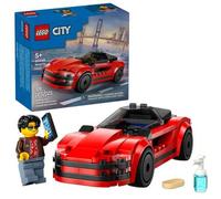 Shein Kit de construcción de coche deportivo rojo 60448 de la línea City
