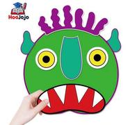 Shein Kit de historia de fieltro "¡Vete, monstruo verde grande!", rompecabezas interactivo para mezclar y combinar para la hora del cuento en el aula, mater