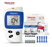 Shein Kit de prueba de glucosa en sangre Accu2 con 100 tiras reactivas y 100 lancetas en mg/dL