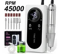 Shein Kit profesional de cuidado de uñas eléctrico, máquina de limado de uñas, set de manicura & pedicura, kit de limado de uñas para uso en el hogar & saló