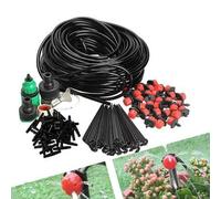 Shein Kit Riego Gota a Gota, Sistema Automático de Arrosage Réglable Maison Jardin Patio Brumización Micro Flujo Gota a Gota Sistema de Riego Brumización