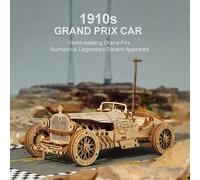 Shein Kits de modelos de coches ROKR, rompecabezas de madera 3D para adultos y adolescentes. Maqueta de coche de madera a escala 1:18 para armar, coche de G