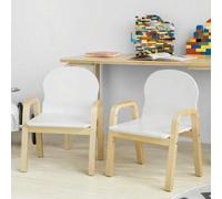 Shein KMB24-Wx2 Sillas Infantiles x2 con 4 Alturas de Asiento Diferentes 23-35 cm sillas infantiles silla niño silla infantil Silla para Niños Silla de Coci