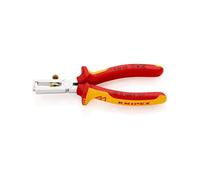 Shein Knipex Alicate pelacables Con muelle de apertura universal cromado, aislados con fundas multicomponentes, según norma VDE 160 mm 11 06 160
