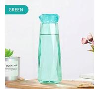 Shein La 1 pieza de 400ML taza de cristal con diseño de diamante es portátil y reutilizable para botellas de agua, vasos de café con hielo y té. Es adecuada