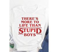 Shein La vida es más que una simple camiseta para niños tontos; es mucho más extraña. Camiseta NGS, camiseta NGS, camiseta Eleven, camiseta The Upsidedown,