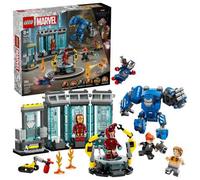 Shein Laboratorio de Iron Man de Marvel: Juguete de construcción del Salón de la Armadura - Juguete de superhéroe de Marvel para niños, niños y niñas, a par