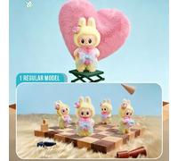 Shein Labubu POP MART Monster Chessboard Adventure Series, 17cm de material de vinilo, caras de personajes con diseño de corona y corazón, estilo de dibujos