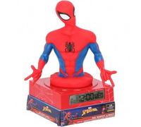 Shein Lámpara 3D con Despertador y Fecha Spiderman Entrega 24/48 Horas - Envío Desde España