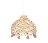 Shein - Lámpara Colgante de Bambú con Diseño Acampanado Ø28 cm. Envío gratis en 24/48 h