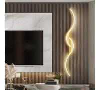 Shein Lámpara de pared LED moderna, decoración del hogar, apliques de pared lineales minimalistas, accesorios de decoración, luces de pared de simplicidad,